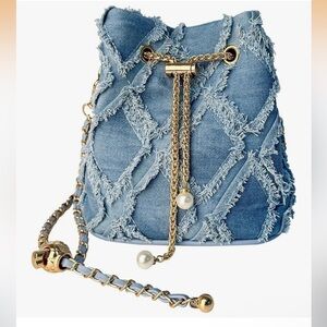 🆕 Vintage Denim Shoulder Bag for Women with Chain Strap Retro Crossbody Bag